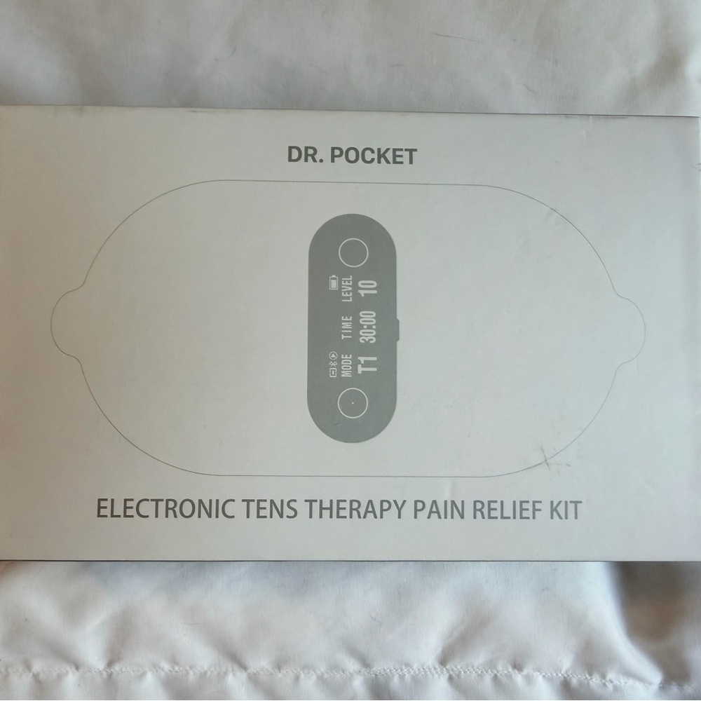 Dr Pocket Electronic TENS Therapy Pain Relief Kit - Gray